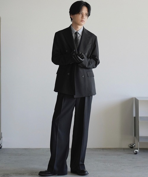 HIGH TWIST PE DOUBLE SUIT（スーツセット）｜WYM LIDNM（ウィム バイ