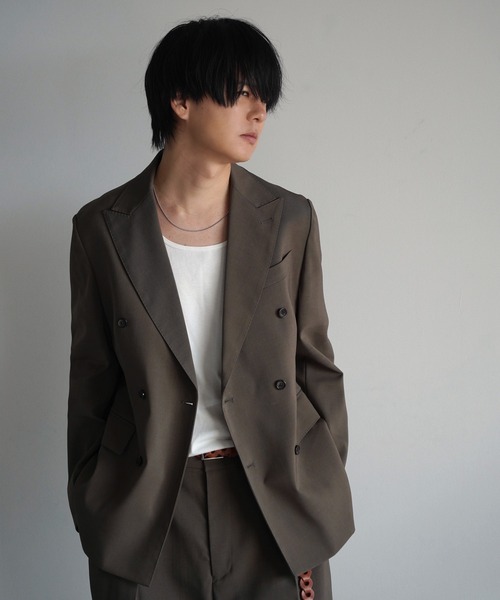 HIGH TWIST PE DOUBLE SUIT（スーツセット）｜WYM LIDNM（ウィム バイ