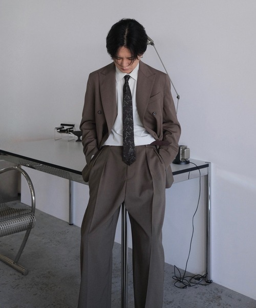 HIGH TWIST PE DOUBLE SUIT（スーツセット）｜WYM LIDNM（ウィム バイ