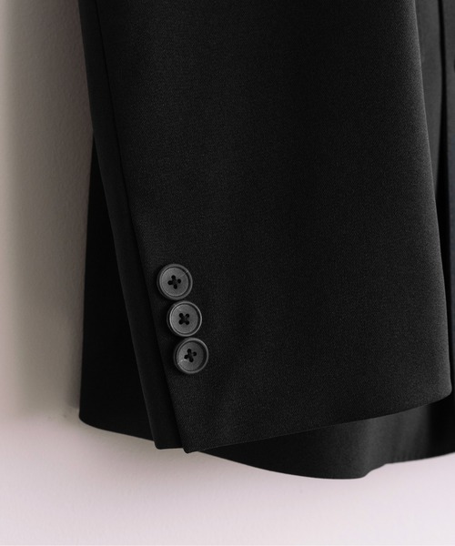 WYM LIDNM（ウィム バイ リドム）の「HIGH TWIST PE DOUBLE SUIT（スーツセット・メンズ・ブラック/グレイッシュベージュ・S/M/L）」の20枚目の写真