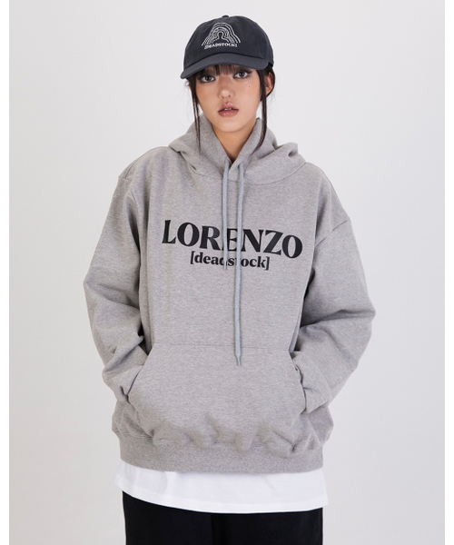 APEX DESIGN(エーペックスデザイン)の「ロレンツォスクリプトフード-ヘッダーグレー(パーカー・メンズ・その他・MEDIUM/LARGE/X-LARGE)」の1枚目の写真