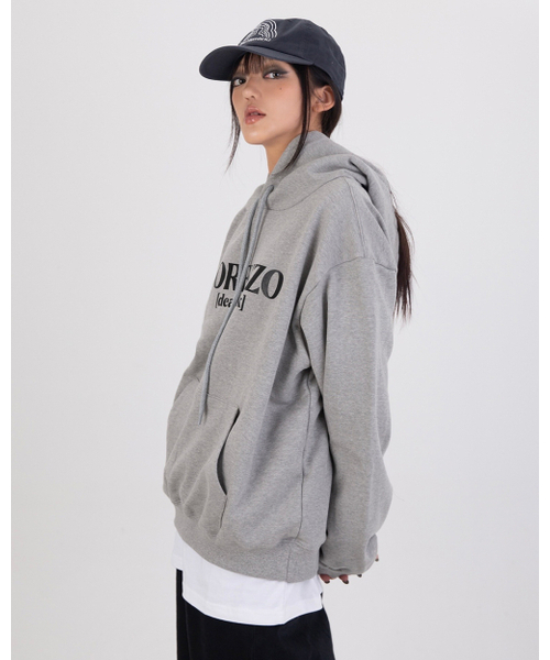 APEX DESIGN(エーペックスデザイン)の「ロレンツォスクリプトフード-ヘッダーグレー(パーカー・メンズ・その他・MEDIUM/LARGE/X-LARGE)」の2枚目の写真