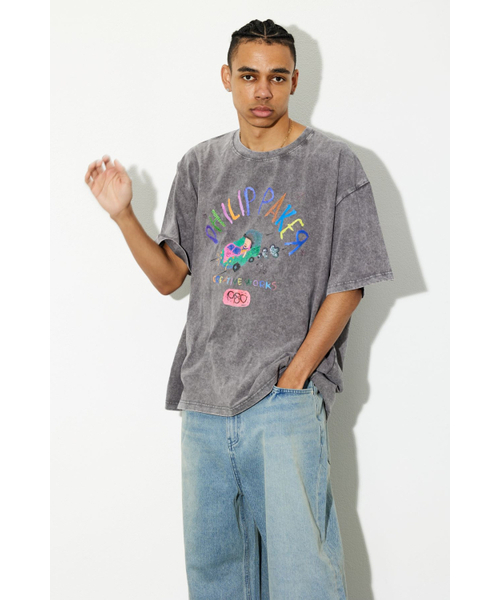 PHILIPPAKER(フィリップペイカー)の「ビエムシー ミニバス クレヨン 半袖Tシャツ ピグメント ヴィンテージグレー(Tシャツ/カットソー・レディース・その他・MEDIUM/LARGE/X-LARGE)」の5枚目の写真