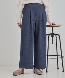 DRESKIP | 【あったか/S-LL】デニム風裏起毛ワイドパンツ(その他パンツ)