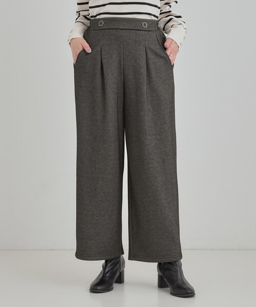 DRESKIP（ドレスキップ）の「【高レビュー】デニム見え 裏起毛ワイドパンツ（その他パンツ・レディース・ブラック/ブルー系その他・03/02/01/04）」の3枚目の写真