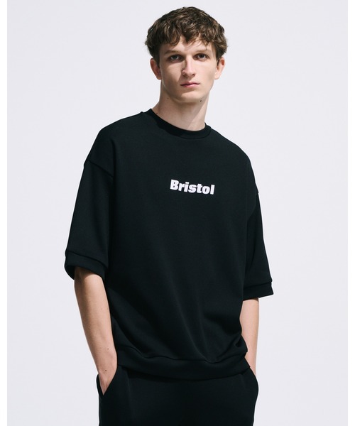 F.C.Real Bristol(エフシーレアルブリストル)の「QUARTER KNIT S/S CREWNECK SHIRT(スウェット・メンズ・ブラック/オフホワイト・X-LARGE/LARGE/MEDIUM/SMALL)」の3枚目の写真