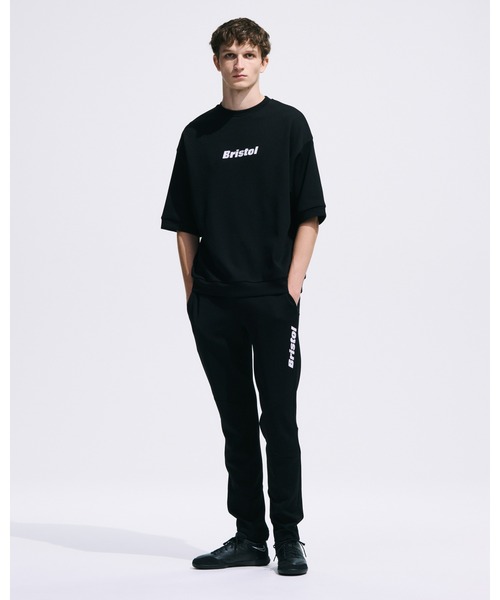 F.C.Real Bristol(エフシーレアルブリストル)の「QUARTER KNIT S/S CREWNECK SHIRT(スウェット・メンズ・ブラック/オフホワイト・X-LARGE/LARGE/MEDIUM/SMALL)」の4枚目の写真