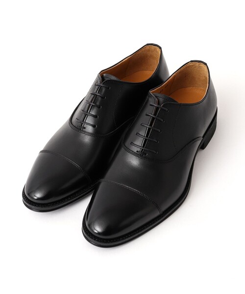 NOLLEY’S（ノーリーズ）の「《ビジカジ対応》日本製 ストレートチップ レザーシューズ フェニックス（ドレスシューズ・メンズ・ブラック・43/42/41/40/39）」の2枚目の写真