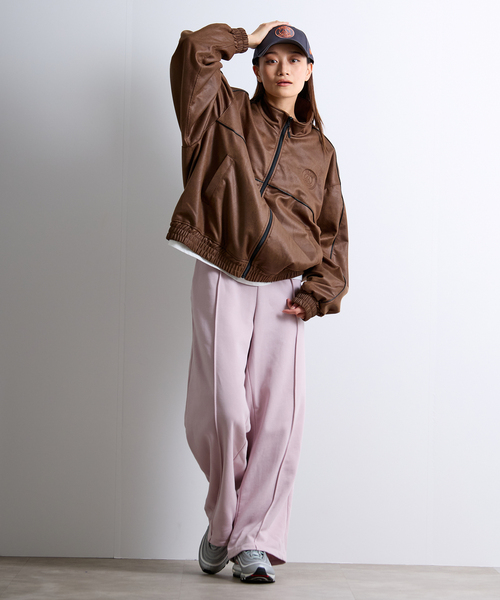JORDAN BRAND(ジョーダンブランド)の「【NIKE / ナイキ】W J PSG FLC PANT HV0142- 627/060(スウェットパンツ・メンズ・ブラック/ピンク・MEDIUM/LARGE)」の21枚目の写真