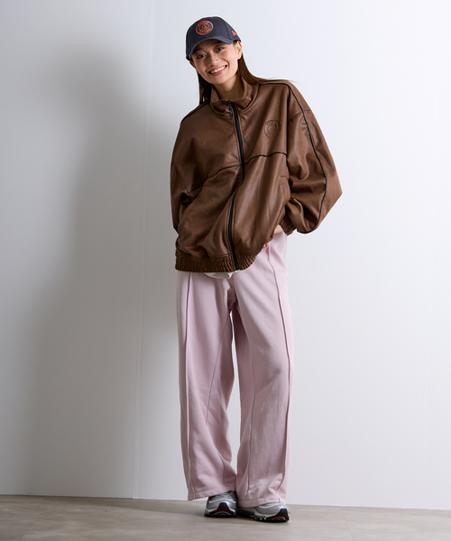 JORDAN BRAND(ジョーダンブランド)の「【NIKE / ナイキ】W J PSG FLC PANT HV0142- 627/060(スウェットパンツ・メンズ・ブラック/ピンク・MEDIUM/LARGE)」の15枚目の写真