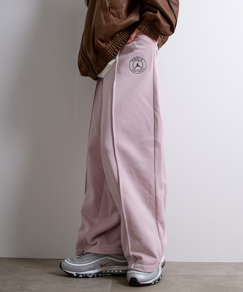 JORDAN BRAND(ジョーダンブランド)の「【NIKE / ナイキ】W J PSG FLC PANT HV0142- 627/060(スウェットパンツ・メンズ・ブラック/ピンク・MEDIUM/LARGE)」の11枚目の写真