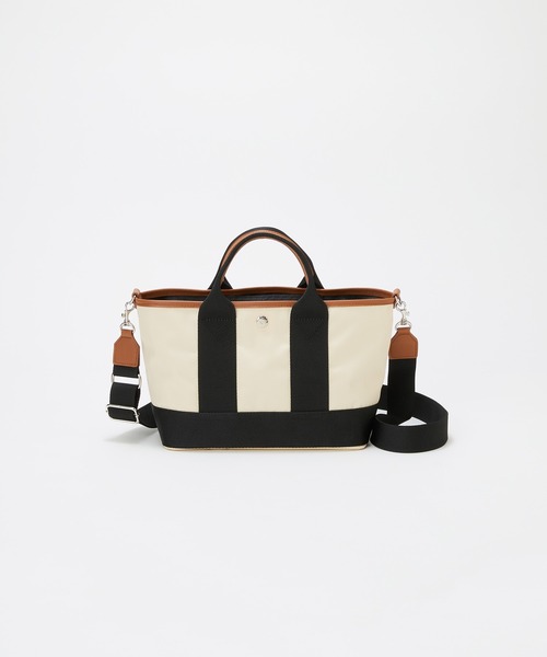 【Breath TOPKAPI sis】【WEB限定】 ナイロン ミニ トートバッグ ショルダー付き 軽量 / SCOTCH GRAIN スコッチグレイン