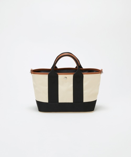 Breath TOPKAPI(ブレストプカピ)の「【Breath TOPKAPI sis】【WEB限定】 ナイロン ミニ トートバッグ ショルダー付き 軽量 / SCOTCH GRAIN スコッチグレイン(トートバッグ・レディース・クリーム/グレイッシュベージュ/ブラック・FREE)」の18枚目の写真