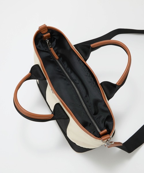 Breath TOPKAPI(ブレストプカピ)の「【Breath TOPKAPI sis】【WEB限定】 ナイロン ミニ トートバッグ ショルダー付き 軽量 / SCOTCH GRAIN スコッチグレイン(トートバッグ・レディース・クリーム/グレイッシュベージュ/ブラック・FREE)」の13枚目の写真