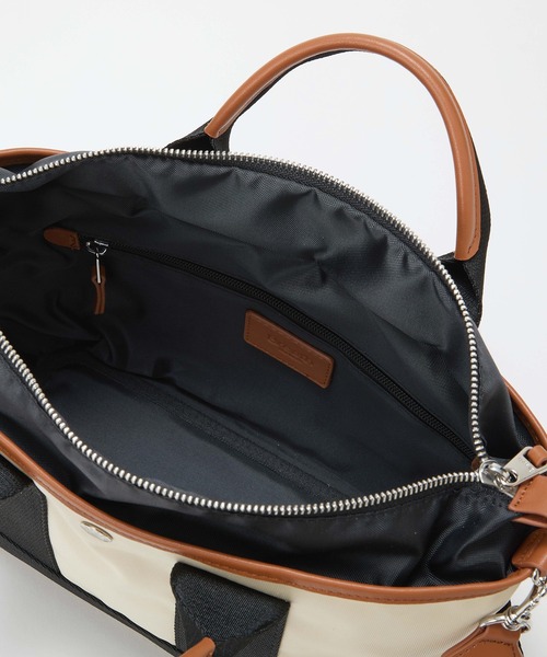 Breath TOPKAPI(ブレストプカピ)の「【Breath TOPKAPI sis】【WEB限定】 ナイロン ミニ トートバッグ ショルダー付き 軽量 / SCOTCH GRAIN スコッチグレイン(トートバッグ・レディース・クリーム/グレイッシュベージュ/ブラック・FREE)」の8枚目の写真