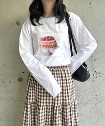 スイーツデザインロンT/長袖Tシャツ