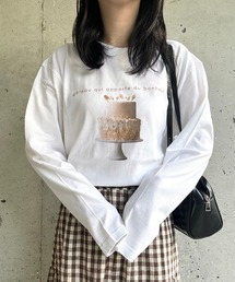 スイーツデザインロンT/長袖Tシャツ