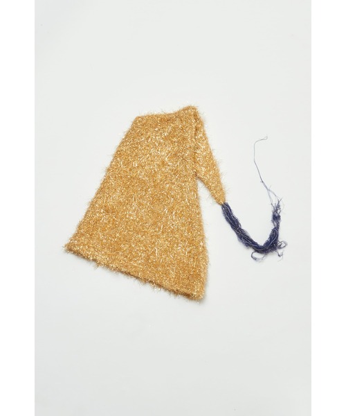SHINYAKOZUKA(シンヤコヅカ)の「SLEEPING HAT(ニットキャップ/ビーニー・メンズ・ゴールド・ONE SIZE)」の3枚目の写真