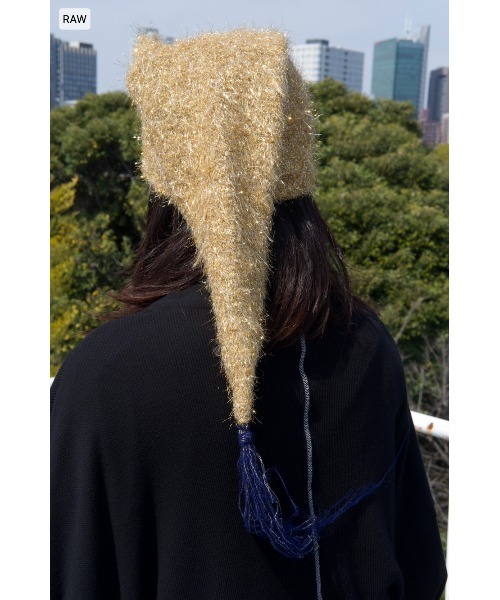 SHINYAKOZUKA(シンヤコヅカ)の「SLEEPING HAT(ニットキャップ/ビーニー・メンズ・ゴールド・ONE SIZE)」の4枚目の写真