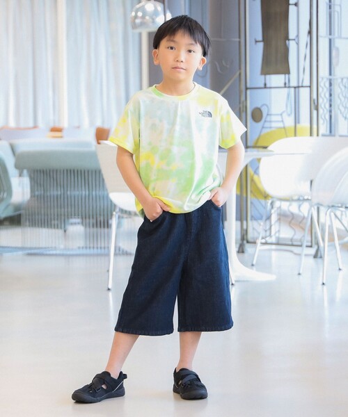 こども ビームス（コドモビームス）の「THE NORTH FACE / キッズ ショートスリーブ ノベルティ ビッグルート Tシャツ 2026SS（130～160cm）ノースフェイス タイダイ 通園 通学 カジュアル ユニセックス 男女兼用（Tシャツ/カットソー・キッズ・パープル系その他2/イエロー系その他2/グレー・130/160/150/140）」の4枚目の写真