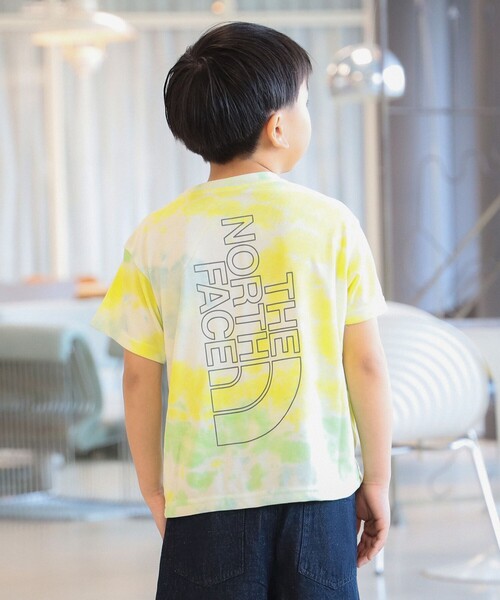 こども ビームス（コドモビームス）の「THE NORTH FACE / キッズ ショートスリーブ ノベルティ ビッグルート Tシャツ 2026SS（130～160cm）ノースフェイス タイダイ 通園 通学 カジュアル ユニセックス 男女兼用（Tシャツ/カットソー・キッズ・パープル系その他2/イエロー系その他2/グレー・130/160/150/140）」の6枚目の写真