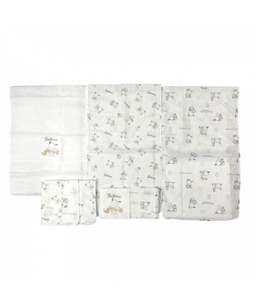 sanrio(サンリオ)の「サンリオ ガーゼ入浴8点セット(その他ベビーウェア・キッズ・ホワイト系1/ホワイト系/ホワイト・FREE)」の2枚目の写真