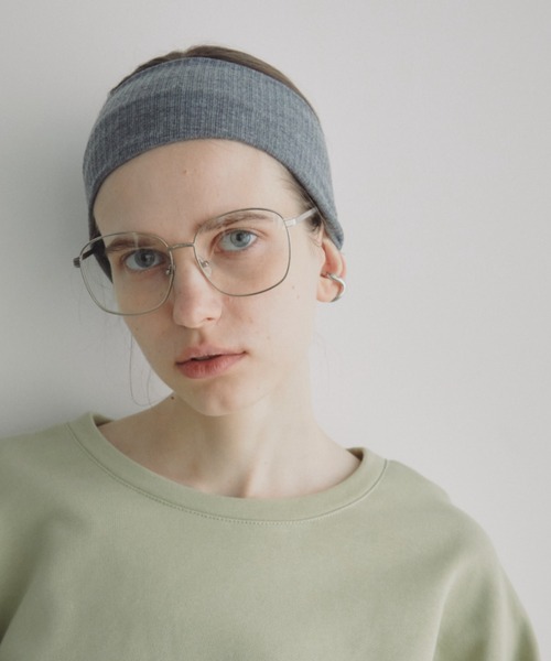 Auntie Rosa Holiday（アンティローザホリデー）の「リブワイドヘアターバン（ヘアバンド・レディース・グレー/ブラック/キャメル・FREE）」の2枚目の写真