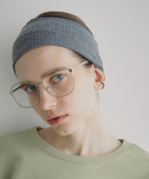 Auntie Rosa Holiday（アンティローザホリデー）の「リブワイドヘアターバン（ヘアバンド・レディース・グレー/ブラック/キャメル・FREE）」の7枚目の写真