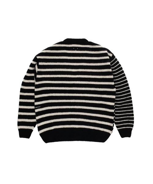 POP TRADING COMPANY(ポップトレーディングカンパニー)の「Pop Trading Company/ポップトレーディングカンパニー カーディガン/セーター POP MOHAIR CARD(ニット/セーター・メンズ・ブラック・M/L/S)」の6枚目の写真