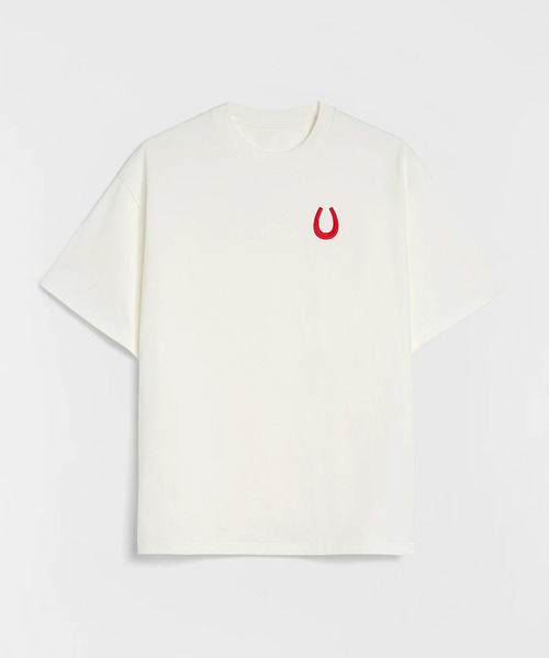 JIL SANDER(ジルサンダー)の「CNY T-SHIRT CN SS EMB(Tシャツ/カットソー・レディース・ブラック/ホワイト・S/M/XS)」の1枚目の写真