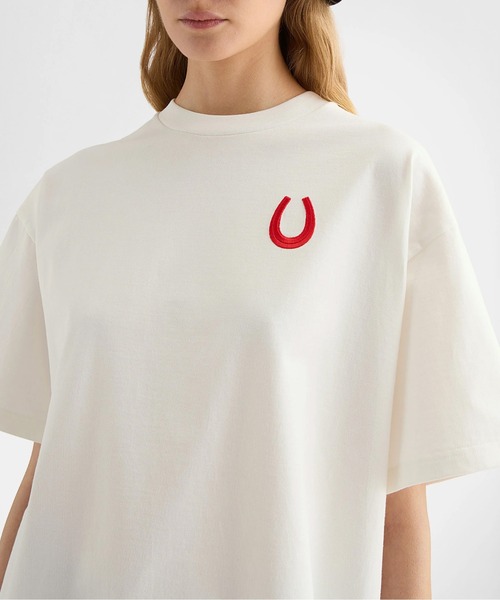 JIL SANDER(ジルサンダー)の「CNY T-SHIRT CN SS EMB(Tシャツ/カットソー・レディース・ブラック/ホワイト・S/M/XS)」の4枚目の写真