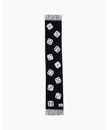 DICE WOOL SCARF/デリック・アダムス x マーク ジェイコブス ダイス ウール スカーフ