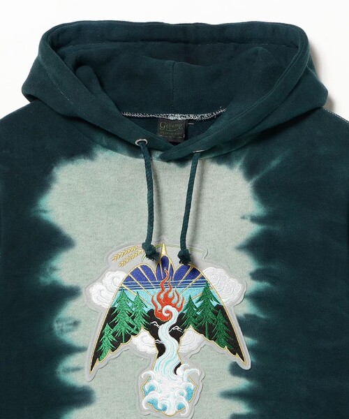 TOKYO CULTUART by BEAMS(トウキョウカルチャートバイビームス)の「Kads MIIDA(三井田一成) × 野坂稔和 / タイダイ Hoodie(パーカー・レディース・レッド/ブルー・MEDIUM/LARGE)」の9枚目の写真