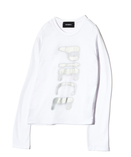 PIECEMAKER(ピースメーカー)の「CONTRAST LIGHT LS (WHITE)(Tシャツ/カットソー・レディース・その他・FREE)」の1枚目の写真