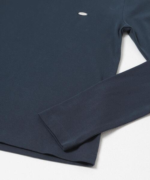 SENSE OF PLACE by URBAN RESEARCH(センスオブプレイスバイアーバンリサーチ)の「ラウンドネックリブTシャツ(Tシャツ/カットソー・レディース・チャコールグレー/ベージュ/ネイビー/ホワイト系その他・ONE)」の16枚目の写真