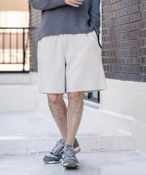 CAMBIO(カンビオ)の「mp14527-Lyocell Blend Lightweight Cardboard Knit Short Pants ショートパンツ(S65526cmb)(その他パンツ・メンズ・ブラック/ダークブルー/チャコール/キナリ・S/M/L)」の10枚目の写真