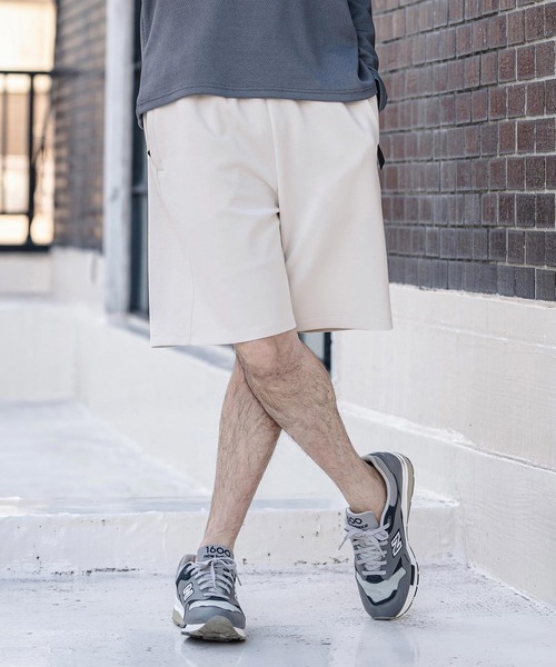 CAMBIO(カンビオ)の「mp14527-Lyocell Blend Lightweight Cardboard Knit Short Pants ショートパンツ(S65526cmb)(その他パンツ・メンズ・ブラック/ダークブルー/チャコール/キナリ・S/M/L)」の11枚目の写真