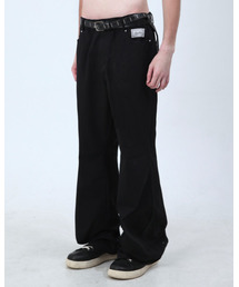 AAMBITION（アアンビション）の「リベットドットブーツカットパンツ（ブラック）（その他パンツ）」