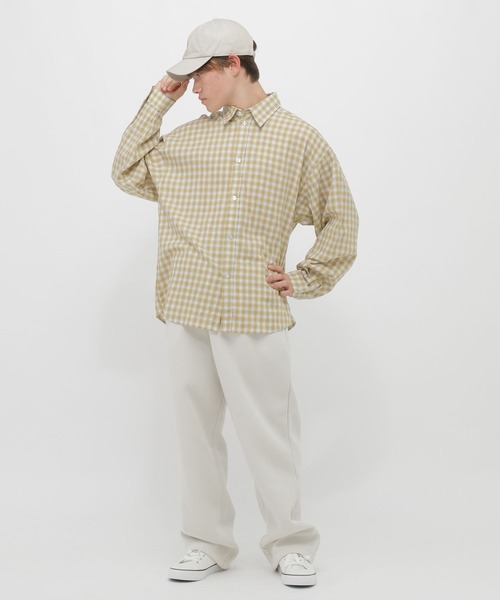 GLOBAL WORK（グローバルワーク）の「ダンボールスウェットタックパンツ/AND YUA ANY/636272（スウェットパンツ・キッズ・アイボリー/杢グレー・LARGE/MEDIUM/SMALL）」の3枚目の写真