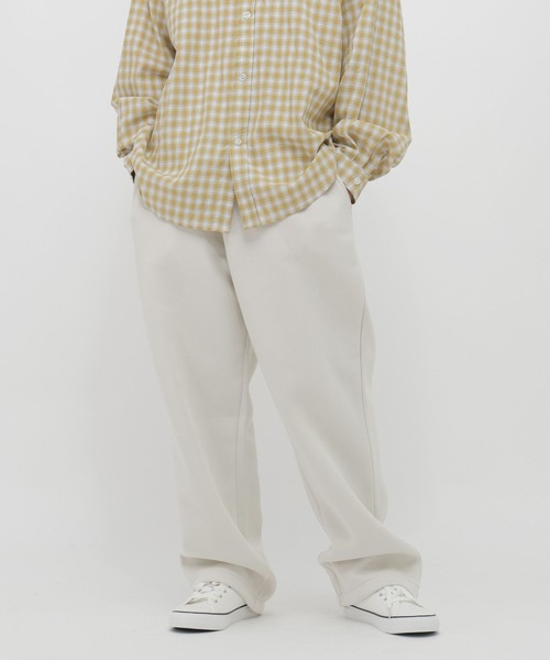 GLOBAL WORK（グローバルワーク）の「ダンボールスウェットタックパンツ/AND YUA ANY/636272（スウェットパンツ・キッズ・アイボリー/杢グレー・LARGE/MEDIUM/SMALL）」の4枚目の写真