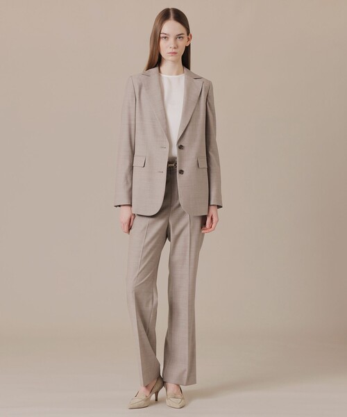 MACKINTOSH LONDON（マッキントッシュ ロンドン）の「ライトウールジャケット（テーラードジャケット・レディース・ベージュ/ネイビー・36/40/38）」の7枚目の写真