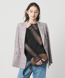 チュールジャージー グリッター カットソー
