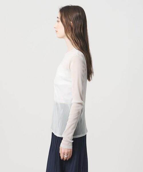 UNITED ARROWS(ユナイテッドアローズ)の「チュールジャージー グリッター カットソー(Tシャツ/カットソー・レディース・シルバー/ブラック/ゴールド・FREE)」の14枚目の写真