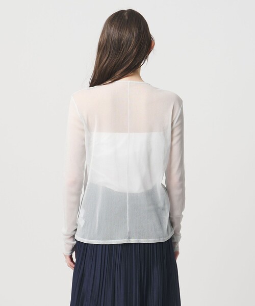 UNITED ARROWS(ユナイテッドアローズ)の「チュールジャージー グリッター カットソー(Tシャツ/カットソー・レディース・シルバー/ブラック/ゴールド・FREE)」の15枚目の写真