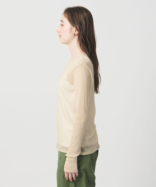UNITED ARROWS(ユナイテッドアローズ)の「チュールジャージー グリッター カットソー(Tシャツ/カットソー・レディース・シルバー/ブラック/ゴールド・FREE)」の17枚目の写真