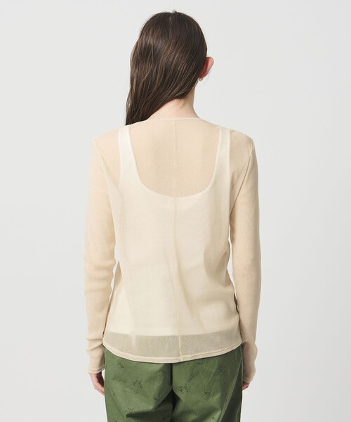 UNITED ARROWS(ユナイテッドアローズ)の「チュールジャージー グリッター カットソー(Tシャツ/カットソー・レディース・シルバー/ブラック/ゴールド・FREE)」の18枚目の写真