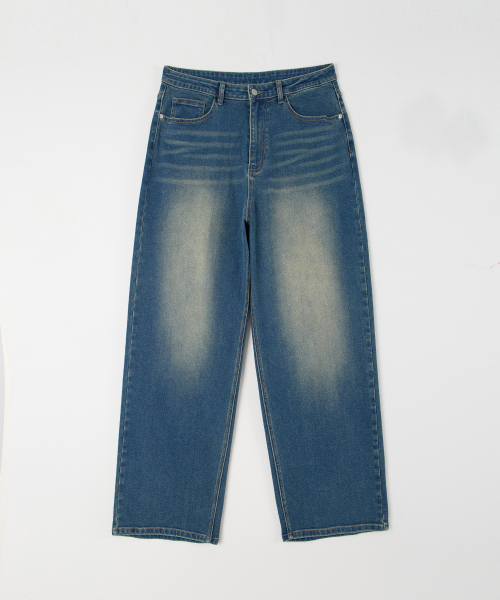 ACSHI（アクシ）の「モーションバルーンフィットワイドストレッチデニムパンツユニセックス（中青ティン）（デニムパンツ・メンズ・その他・XXL/XS/XL/L/M/S）」の6枚目の写真