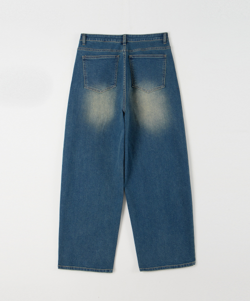 ACSHI（アクシ）の「モーションバルーンフィットワイドストレッチデニムパンツユニセックス（中青ティン）（デニムパンツ・メンズ・その他・XXL/XS/XL/L/M/S）」の7枚目の写真