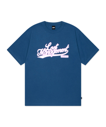 LMC( )��BASEBALL SCRIPT TEE dark blue(T�V���c/�J�b�g�\�[)