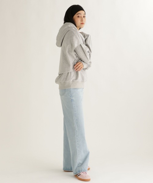 studio CLIP（スタディオクリップ）の「【daily CLIP】ビックフーディーSET（パーカー・レディース・レッド/グレー/ネイビー・FREE）」の10枚目の写真